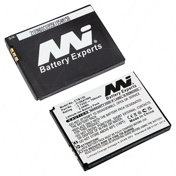 MI Battery Experts CTB130-BP1